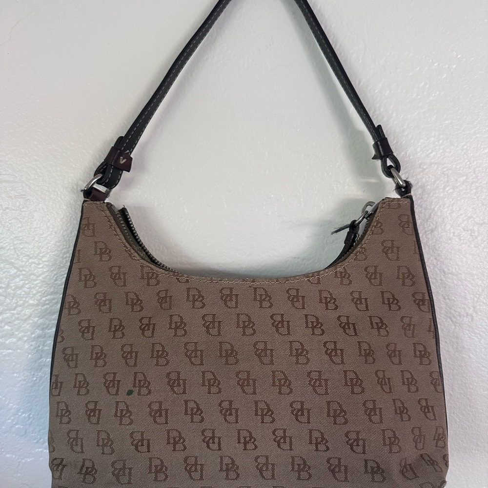 Vintage Dooney & Burke Monogram Shoulder Bag - Picture 2 of 4